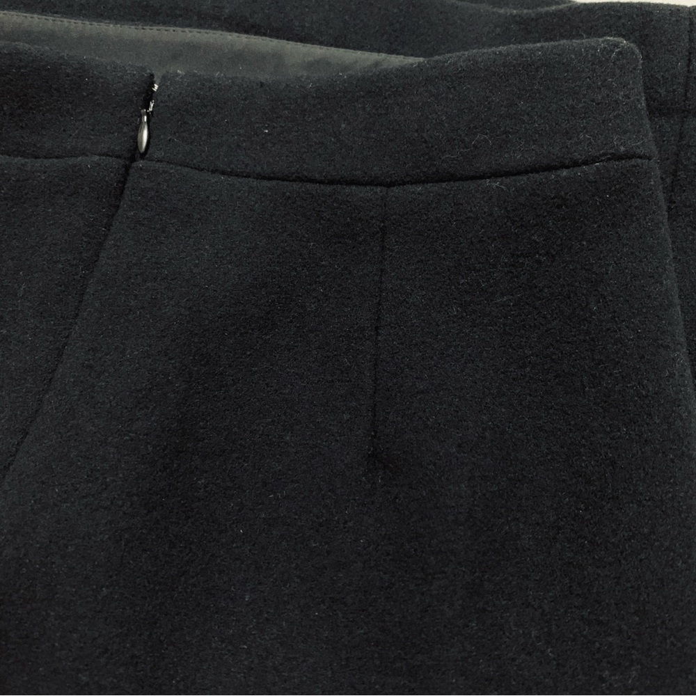 NWT J.Crew Mercantile Womens Pencil Skirt Lined Back zip Wool Blend Black Size 0 - Picture 6 of 16
